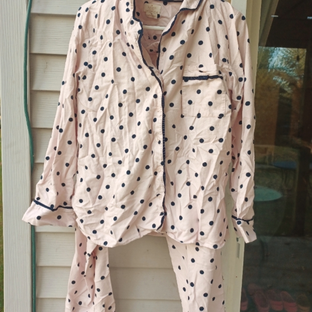 Kate Spade polka dot pajama set Large